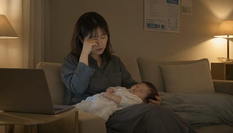 밤낮이 바뀐 수유 일정 속에서 쌓이는 피로는 집중력과 감정 조절에도 영향을 줄 수 있습니다.